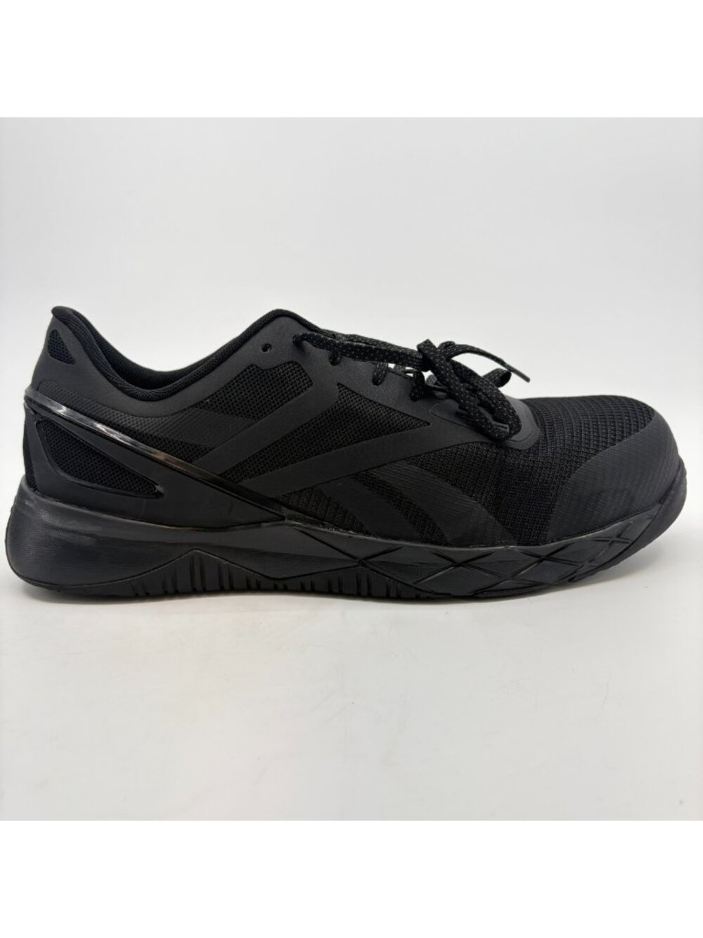 Reebok Nanoflex TR Mens Size 12 Black Composite Toe Safety Work Shoes Sneakers
